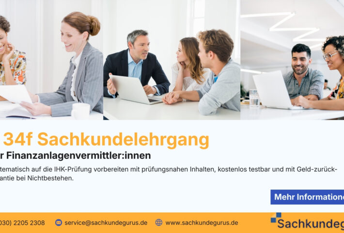 34f-IHK-Prüfung stressfrei bestehen. Komplettpaket inkl. Geld-zurück- Garantie.
