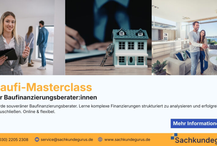 Weiterbildung für Baufinanzierungsberater