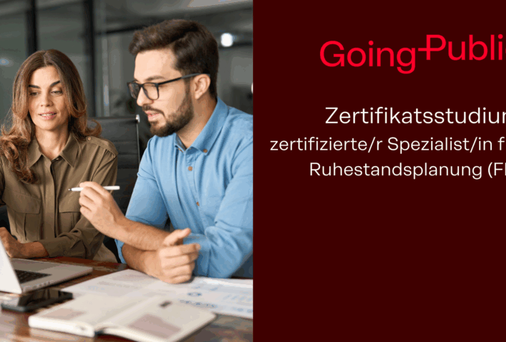 Zertifikatsstudium: zertifizierte*r Spezialist*in für Ruhestandsplanung (FH) inkl. Modul Produktbereiche
