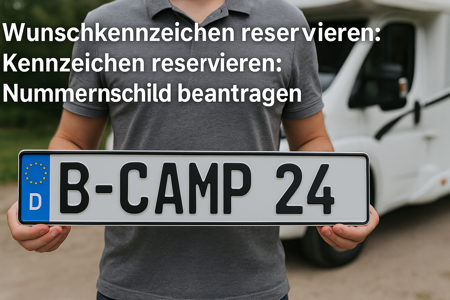 Wie du dein Wunschkennzeichen für Wohnmobile reservierst